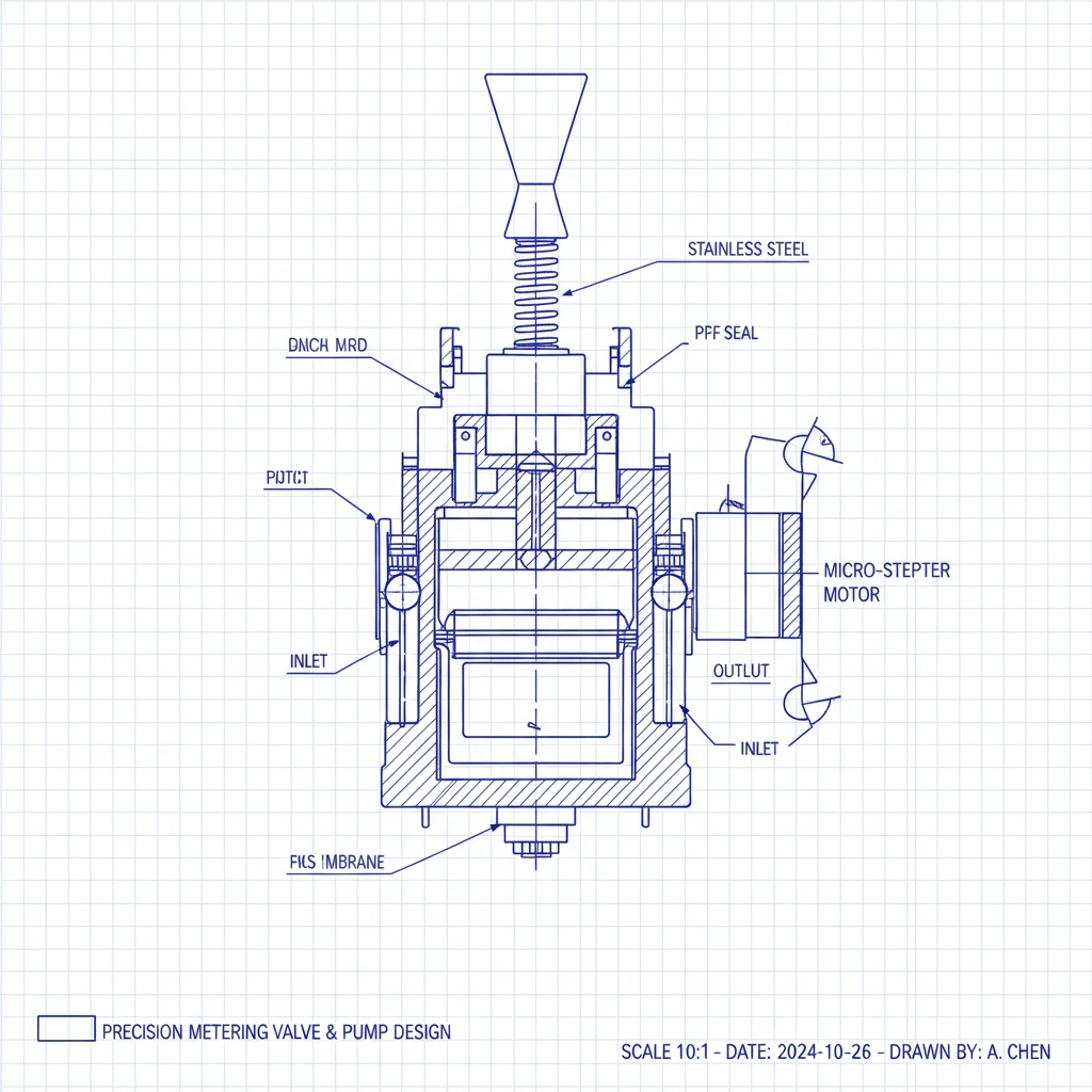 Foundation pump dose accuracy system