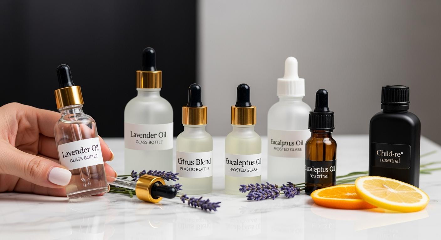 Custom Dropper Bottles for Essential Oils: Size, Color, Material, and Closure Options