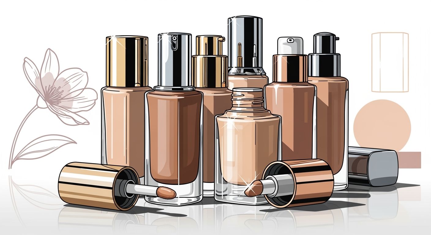 Glass Foundation Bottles for Luxury Makeup Brands: Benefits and Design Choices