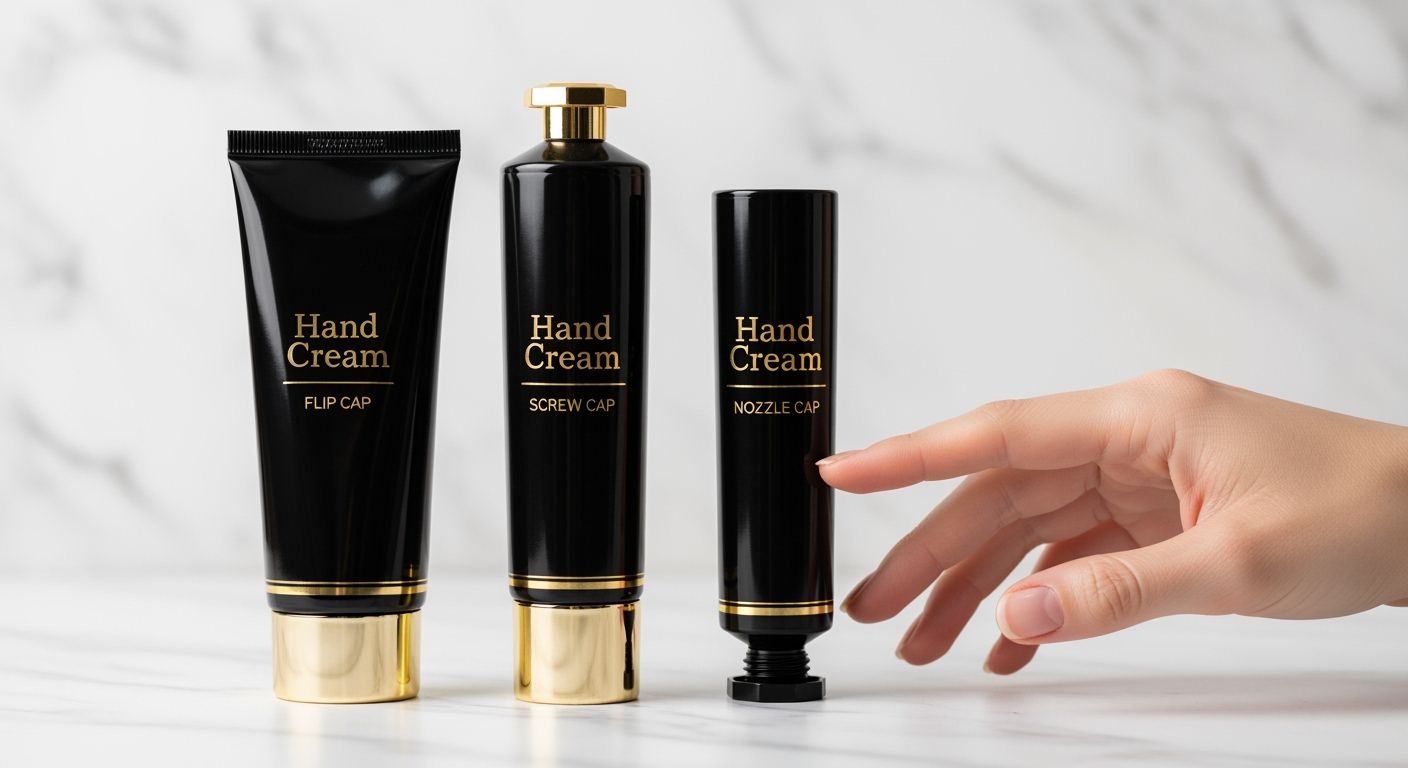 Hand Cream Tube Cap Options: Flip Cap, Screw Cap, and Nozzle Design