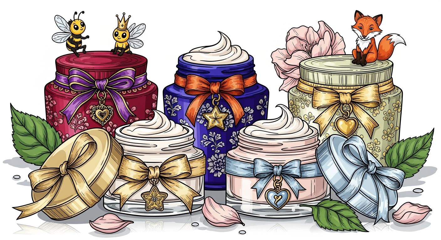 Glass Cream Jar Decoration Ideas for Premium Skincare Collections