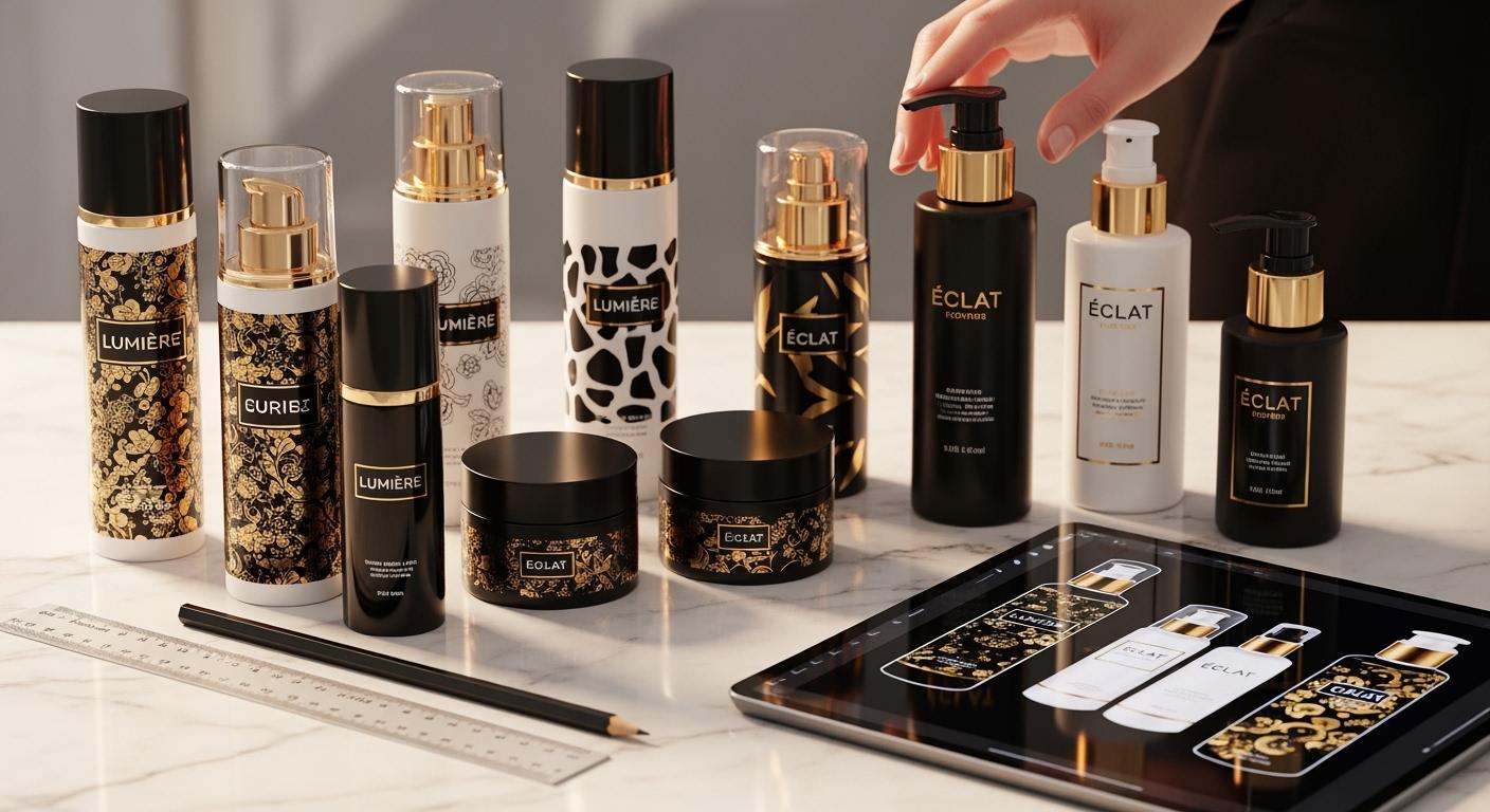 Custom Printed Cosmetic Bottles: Printing Methods, Materials, and Design Tips
